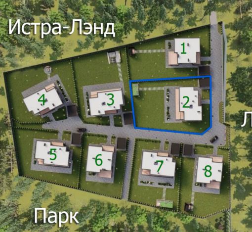 Дом под отделку в КП Истра Лэнд-2