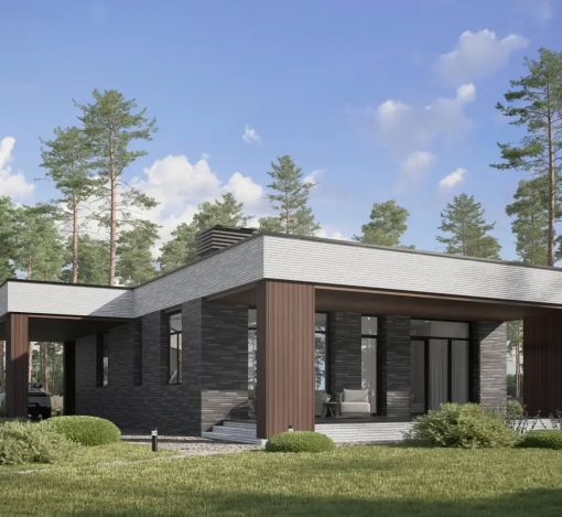 Дом хай-тек в КП Зиккурат