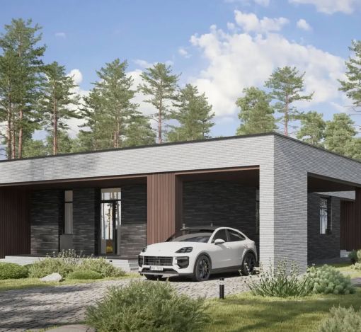 Дом хай-тек в КП Зиккурат