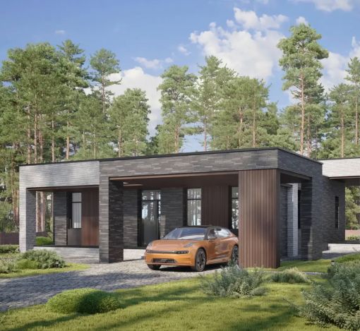 Дом хай-тек в КП Зиккурат