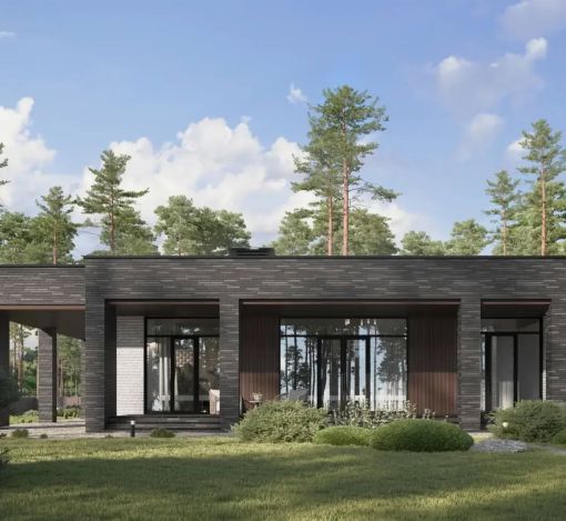 Дом хай-тек в КП Зиккурат