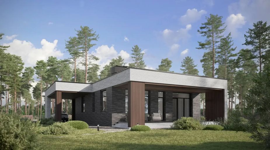 Дом хай-тек в КП Зиккурат