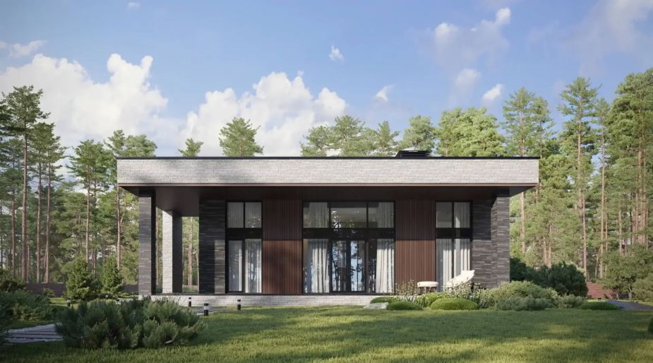 Дом хай-тек в КП Зиккурат