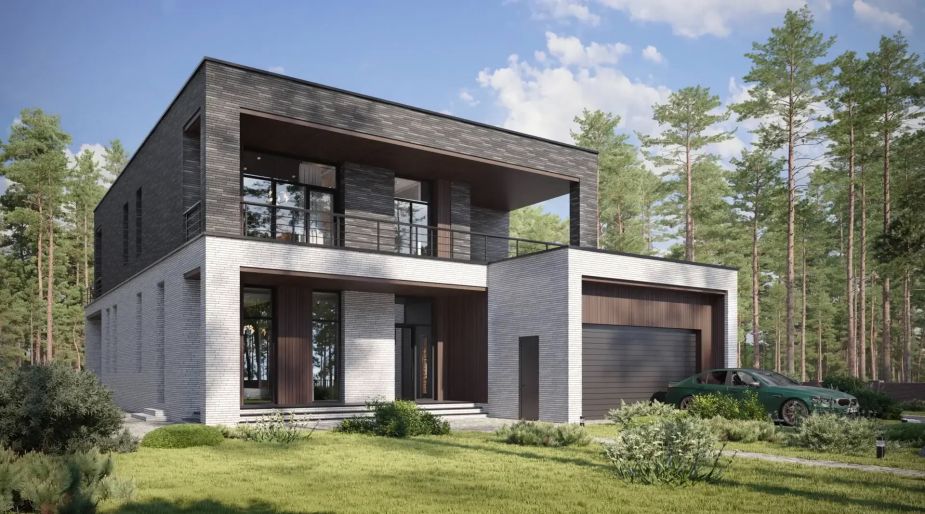 Дом хай-тек в КП Зиккурат