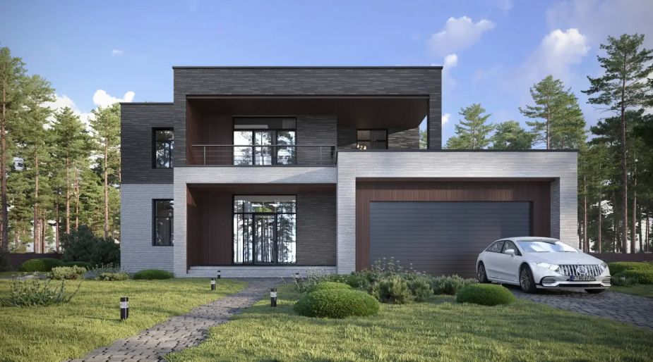 Дом хай-тек в КП Зиккурат