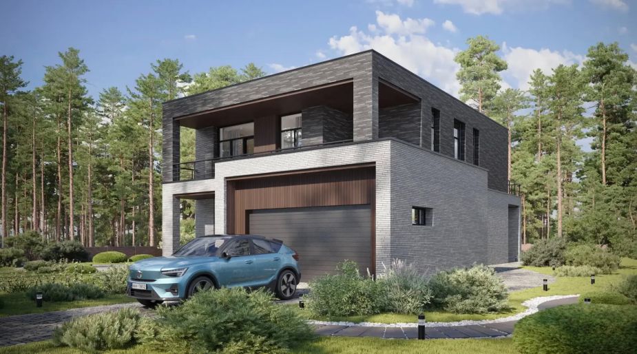 Дом хай-тек в КП Зиккурат