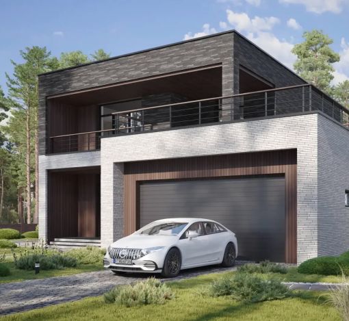 Дом хай-тек в КП Зиккурат