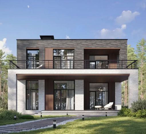 Дом хай-тек в КП Зиккурат