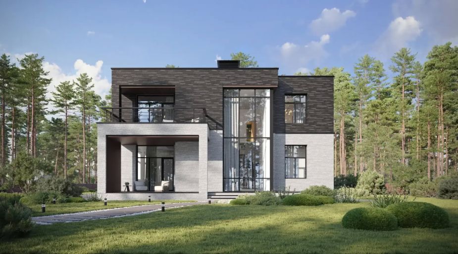 Дом хай-тек в КП Зиккурат