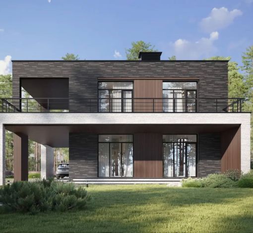 Дом хай-тек в КП Зиккурат