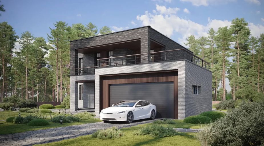 Дом хай-тек в КП Зиккурат