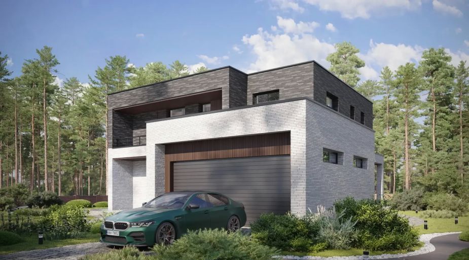 Дом хай-тек в КП Зиккурат