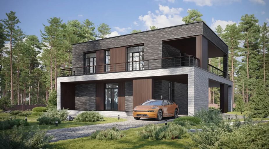 Дом хай-тек в КП Зиккурат