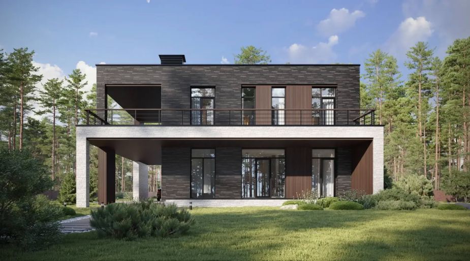 Дом хай-тек в КП Зиккурат