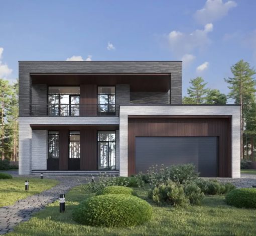 Дом хай-тек в КП Зиккурат