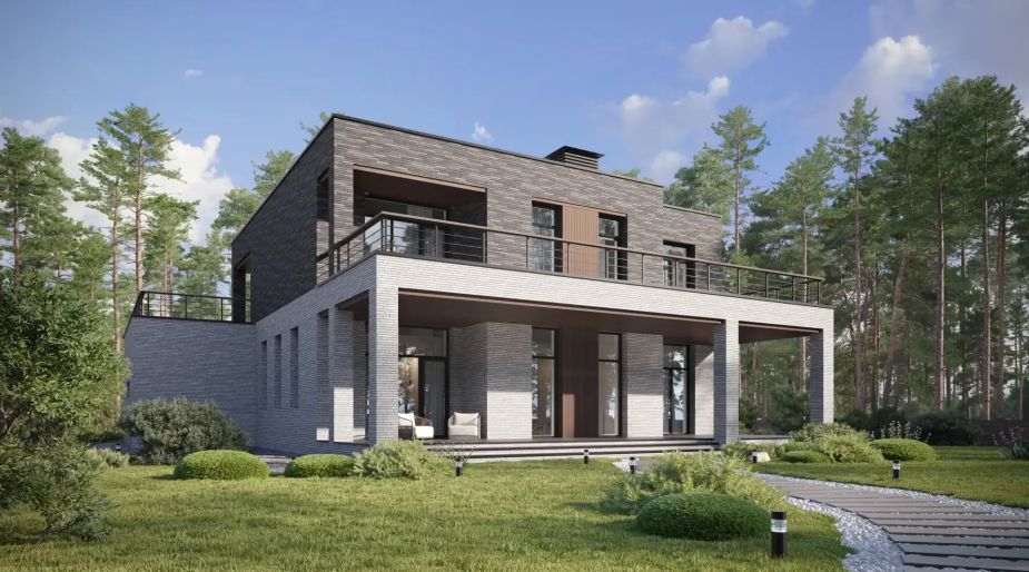 Дом хай-тек в КП Зиккурат