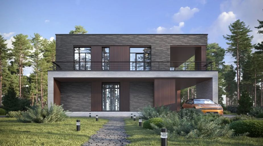 Дом хай-тек в КП Зиккурат