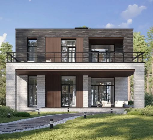 Дом хай-тек в КП Зиккурат