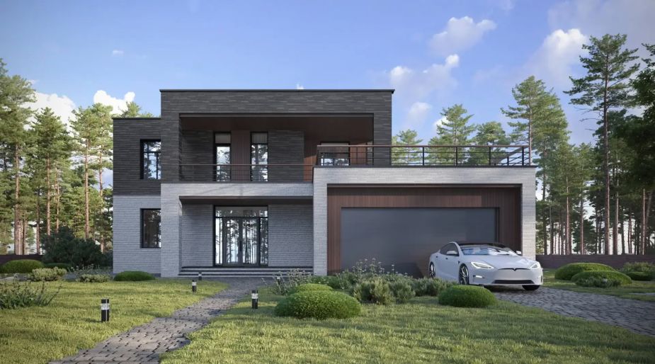 Дом хай-тек в КП Зиккурат