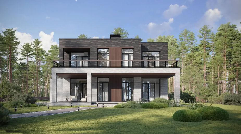 Дом хай-тек в КП Зиккурат