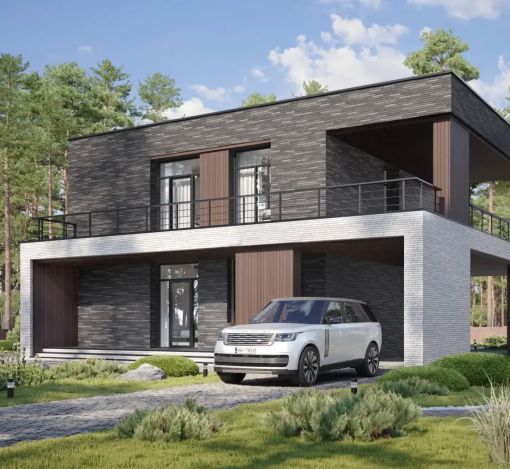 Дом хай-тек в КП Зиккурат