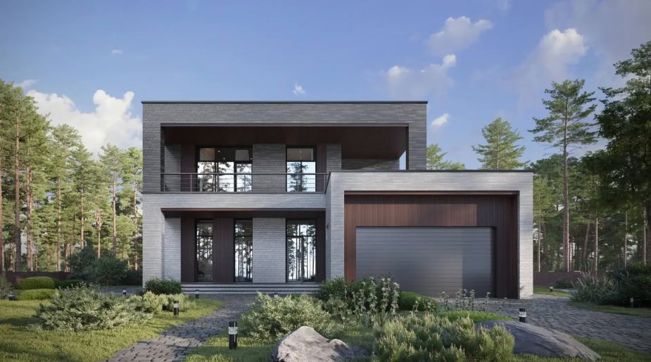 Дом хай-тек в КП Зиккурат