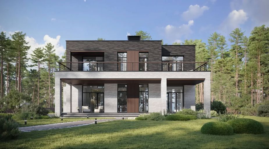 Дом хай-тек в КП Зиккурат