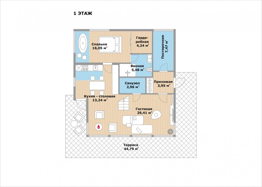 Фахверк в КП Новолеоново