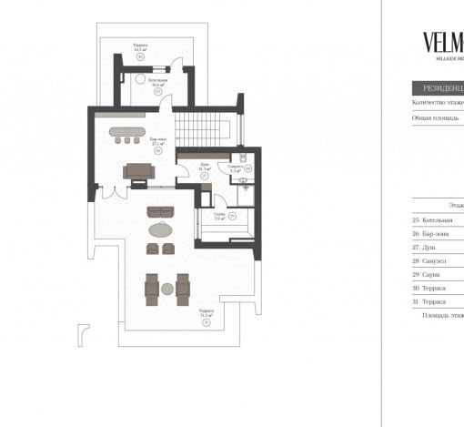 Дом в стиле хай-тек в КП Velmon