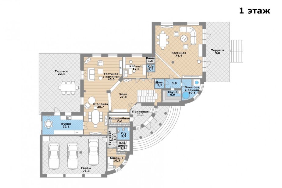 Резиденция в КП Третья охота