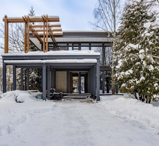 Новый фахверк в кп Княжье Озеро