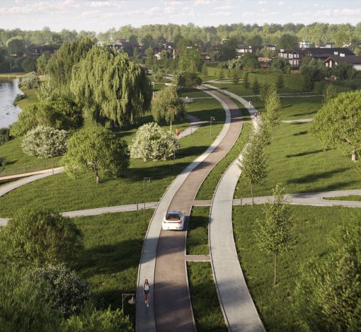 Дом хай-тек в КП Зиккурат