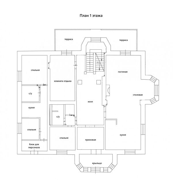 Дом с парком в Поздняково