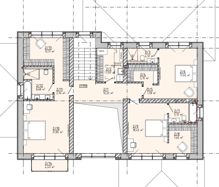 Дом с отделкой в Павлово Village
