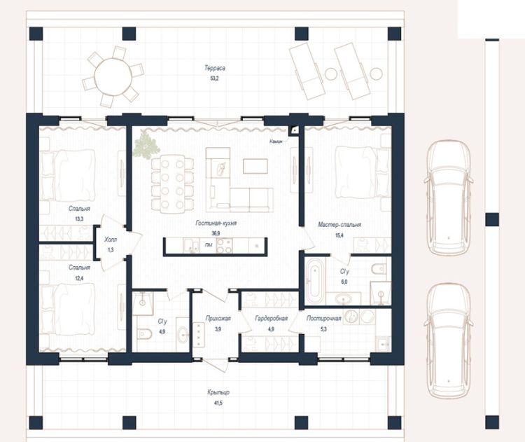 Дом райт в КП Зиккурат