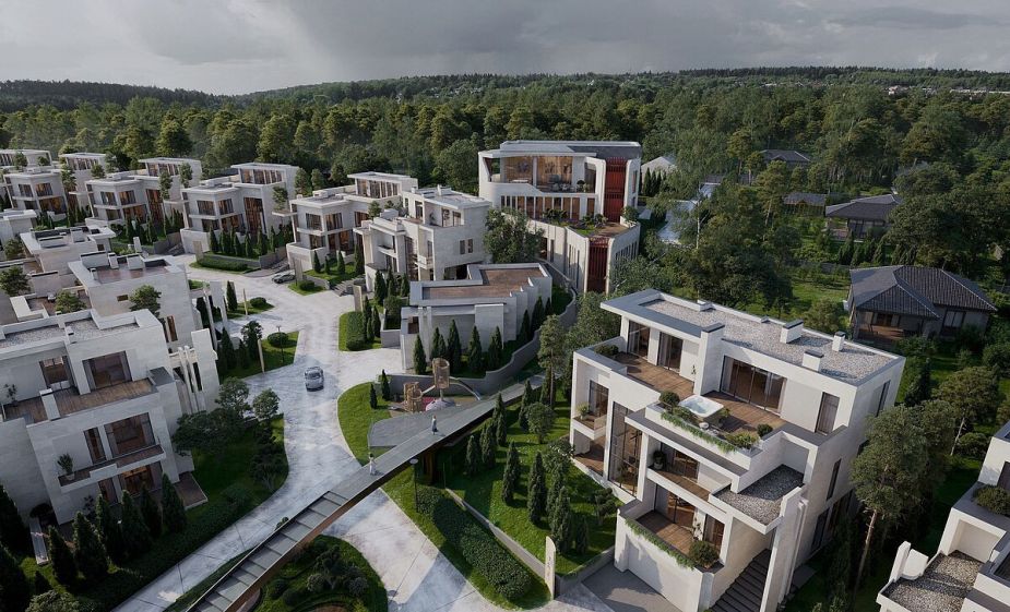 Дом в стиле хай-тек в КП Velmon