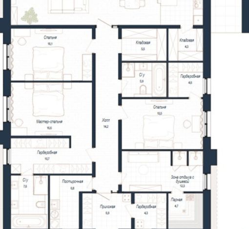 Дом хай-тек в КП Зиккурат