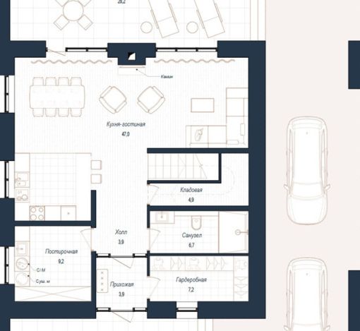 Дом хай-тек в КП Зиккурат