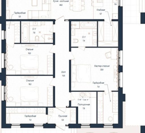 Дом хай-тек в КП Зиккурат