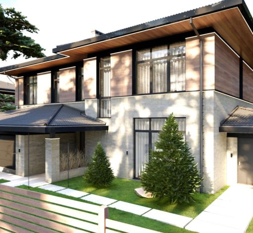 Дом с отделкой в Павлово Village