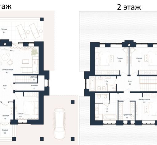 Дом шале в КП Зиккурат