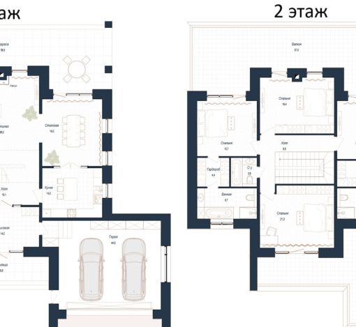 Дом хай-тек в КП Зиккурат