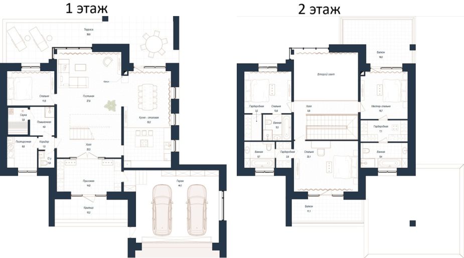 Дом хай-тек в КП Зиккурат