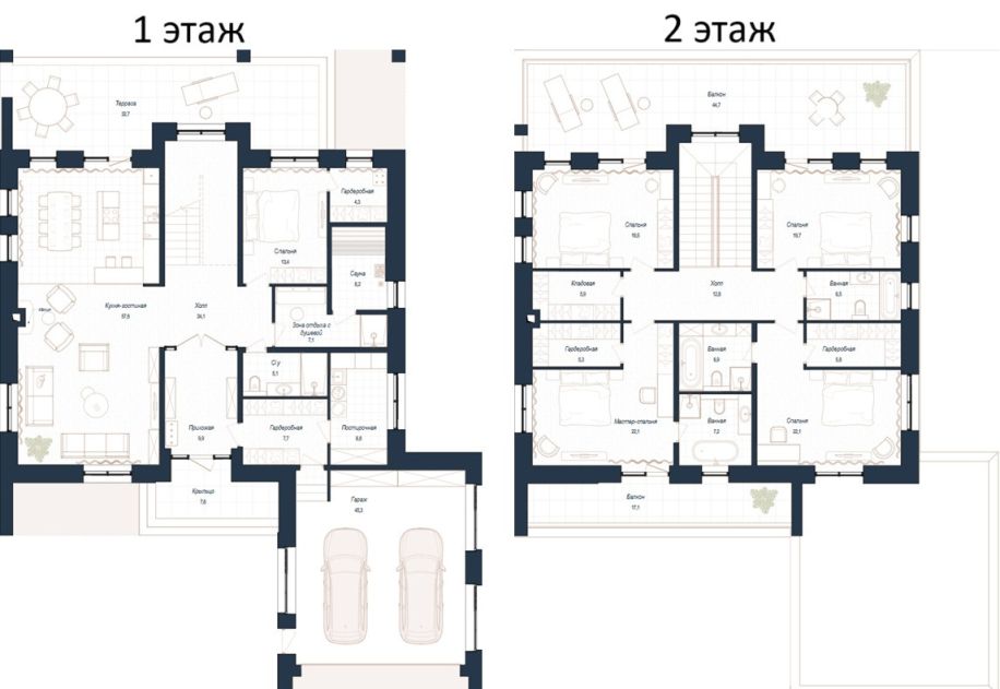 Дом хай-тек в КП Зиккурат