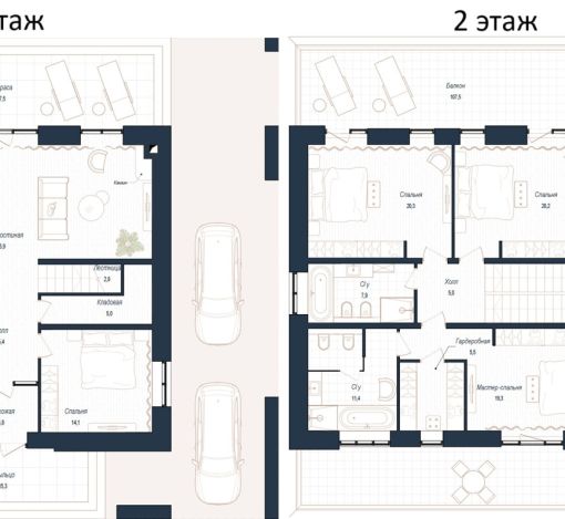 Дом хай-тек в КП Зиккурат