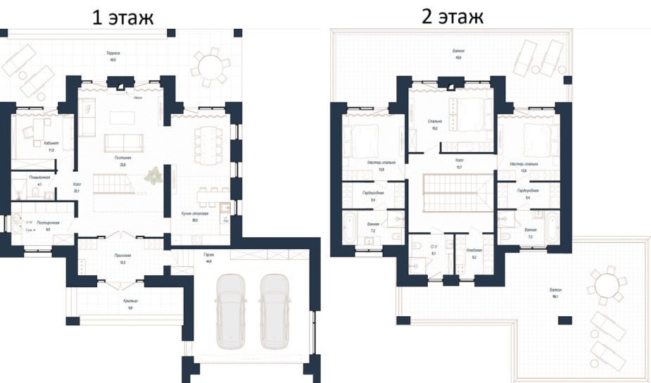 Дом хай-тек в КП Зиккурат