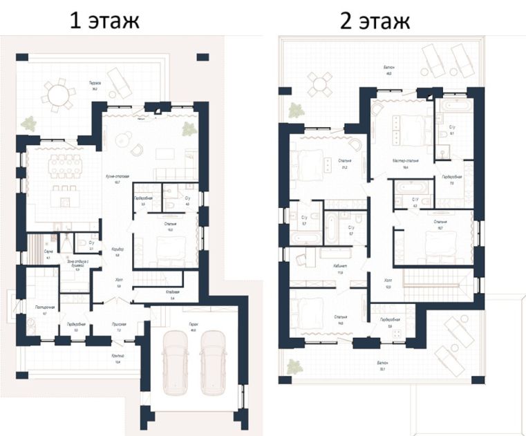 Дом хай-тек в КП Зиккурат