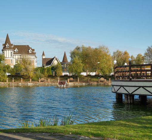 Новый фахверк в кп Княжье Озеро