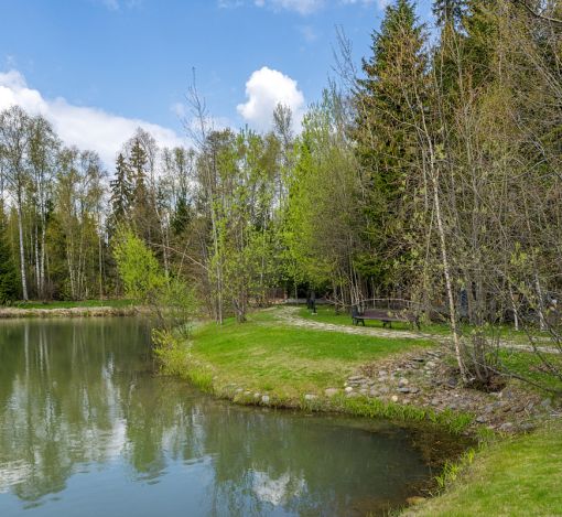 Участок у воды в Руза Фэмили Парк