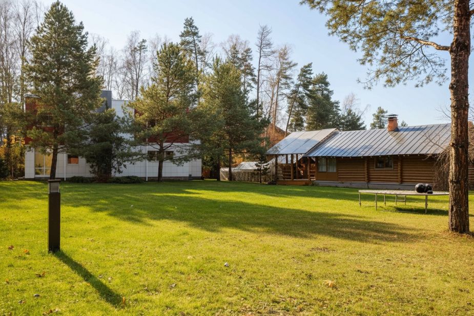 Дом с бассейном в поселке Новинки